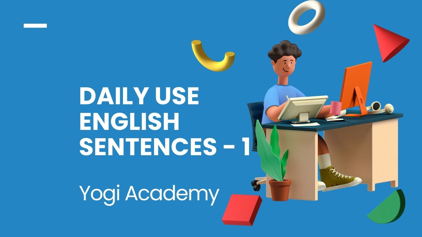 Daily Use English Sentences 1